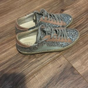 Shu Shop glitter sneakers size 8